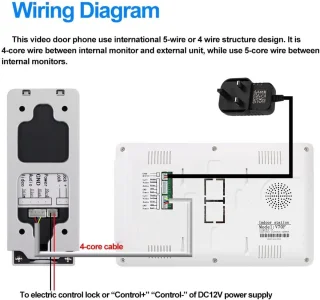 Video deurbel WiFi met camera en app Slimme deurbel draadloos