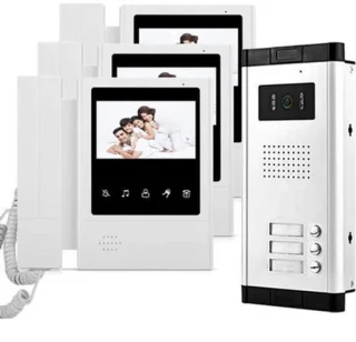Video deurbelset, bekabeld intercomsysteem