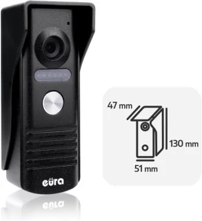 Video deurintercom 4,3 inch kleurenmonitor – 4-draads aansluiting – wit