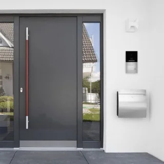 Video deurintercomsysteem 1-familie set RFID - 7 inch touchscreen - aluminium behuizing - voor toegangscontrole en beveiliging