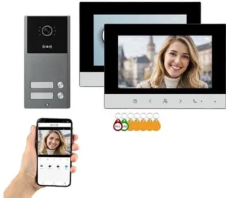 Video-intercomsysteem met 2 monitoren