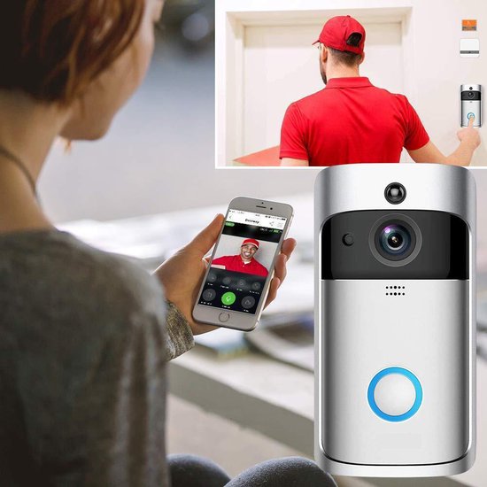 Video V5 Draadloze Deurbel met Camera + Gong - NL Handleiding