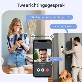 Vitdipy Draadloze Video Deurbel Wit