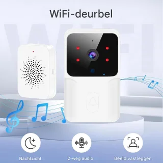 Vitdipy Draadloze Video Deurbel Wit