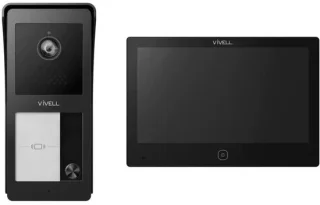 Vivell Video Deurbel 7-inch Scherm - Zwart