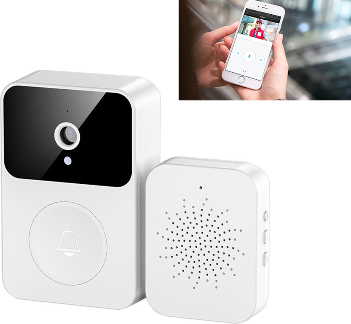 Wat vinden we goed aan de Xd Xtreme X9 Smart Deurbel Wit Met Ontvanger