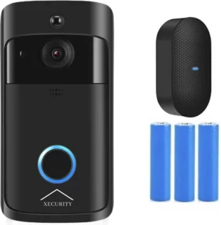 Xecurity X-One HD WiFi Video Deurbel All Black