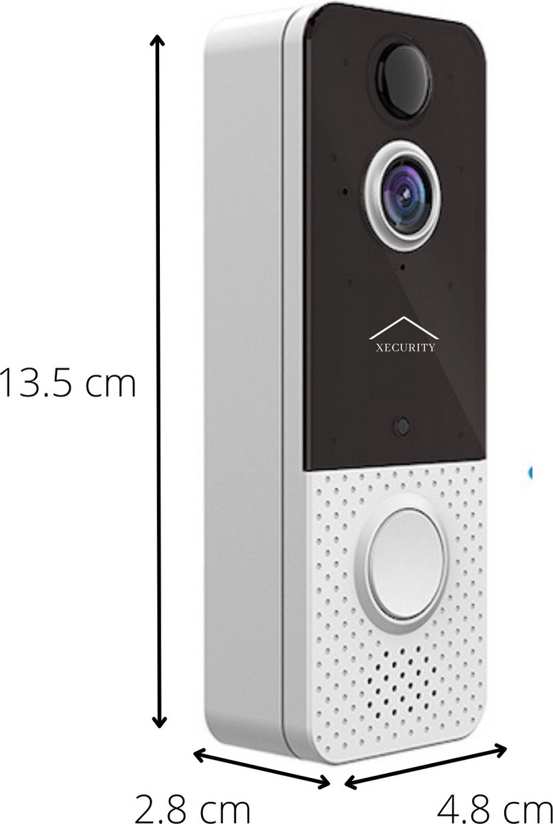 Xecurity X8+ WiFi Video Deurbel Compact