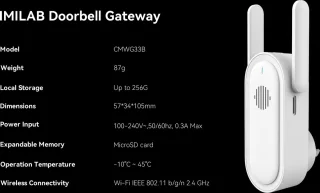 XIAOMI IMILAB Draadloze Video Deurbel