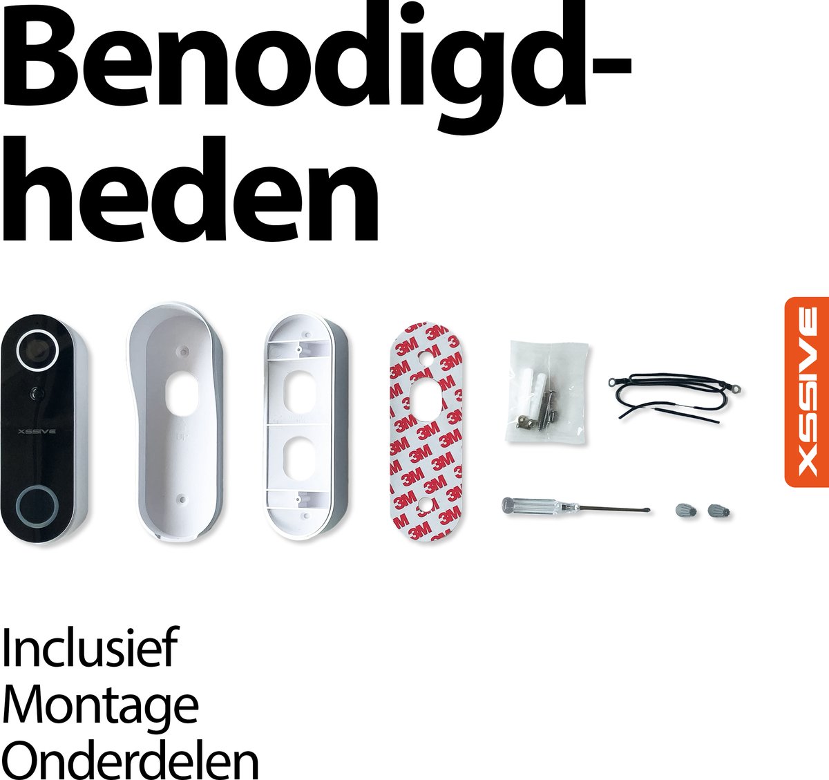 Xssive Video Deurbel met Camera Full HD Wifi