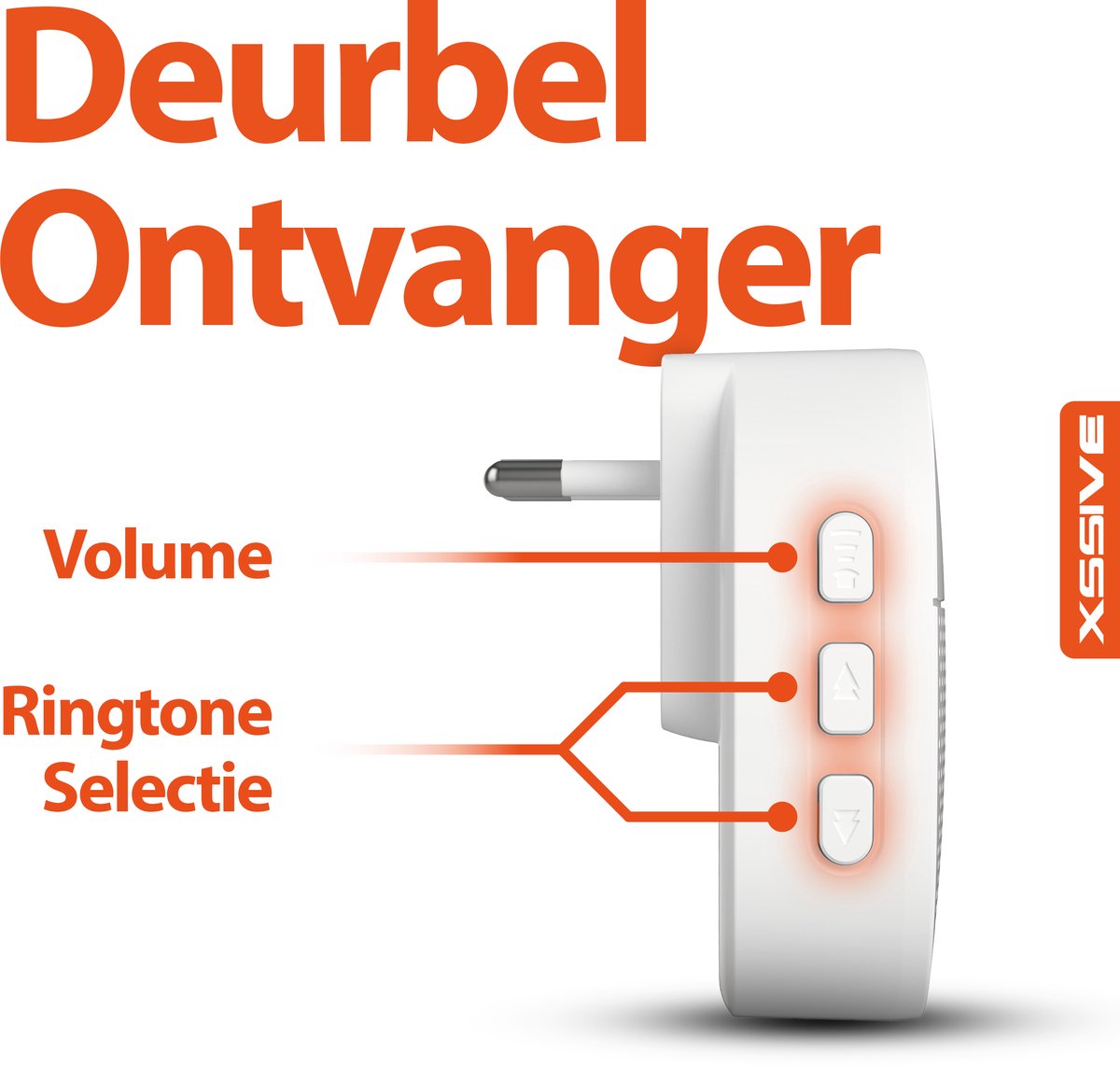 Xssive Video Deurbel met Camera Full HD Wifi