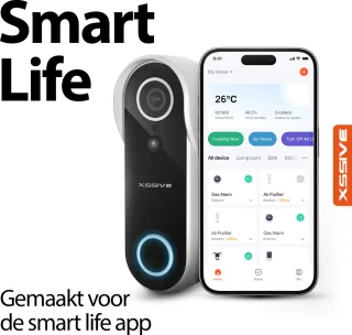 Xssive Video Deurbel met Camera Full HD Wifi