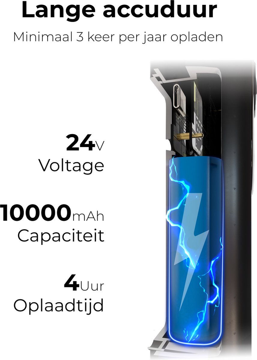 Zedar V600 Video Deurbel Draadloos Accu 1080P
