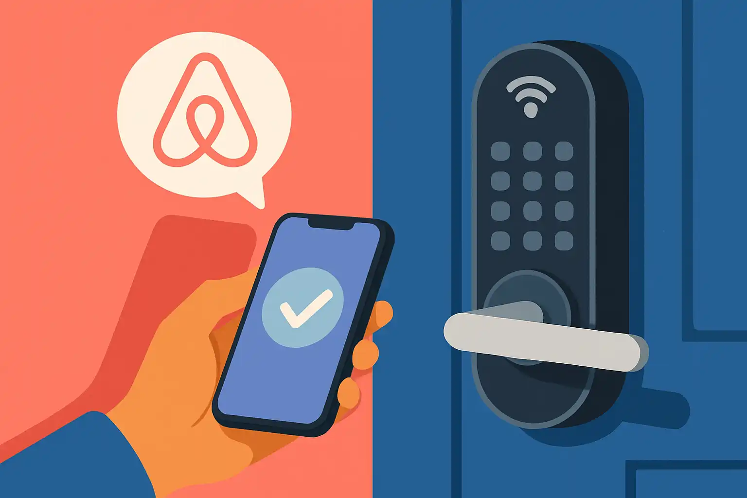 Airbnb-gasten inchecken zonder stress: zo gebruik je een slim deurslot voor short-stay verhuur
