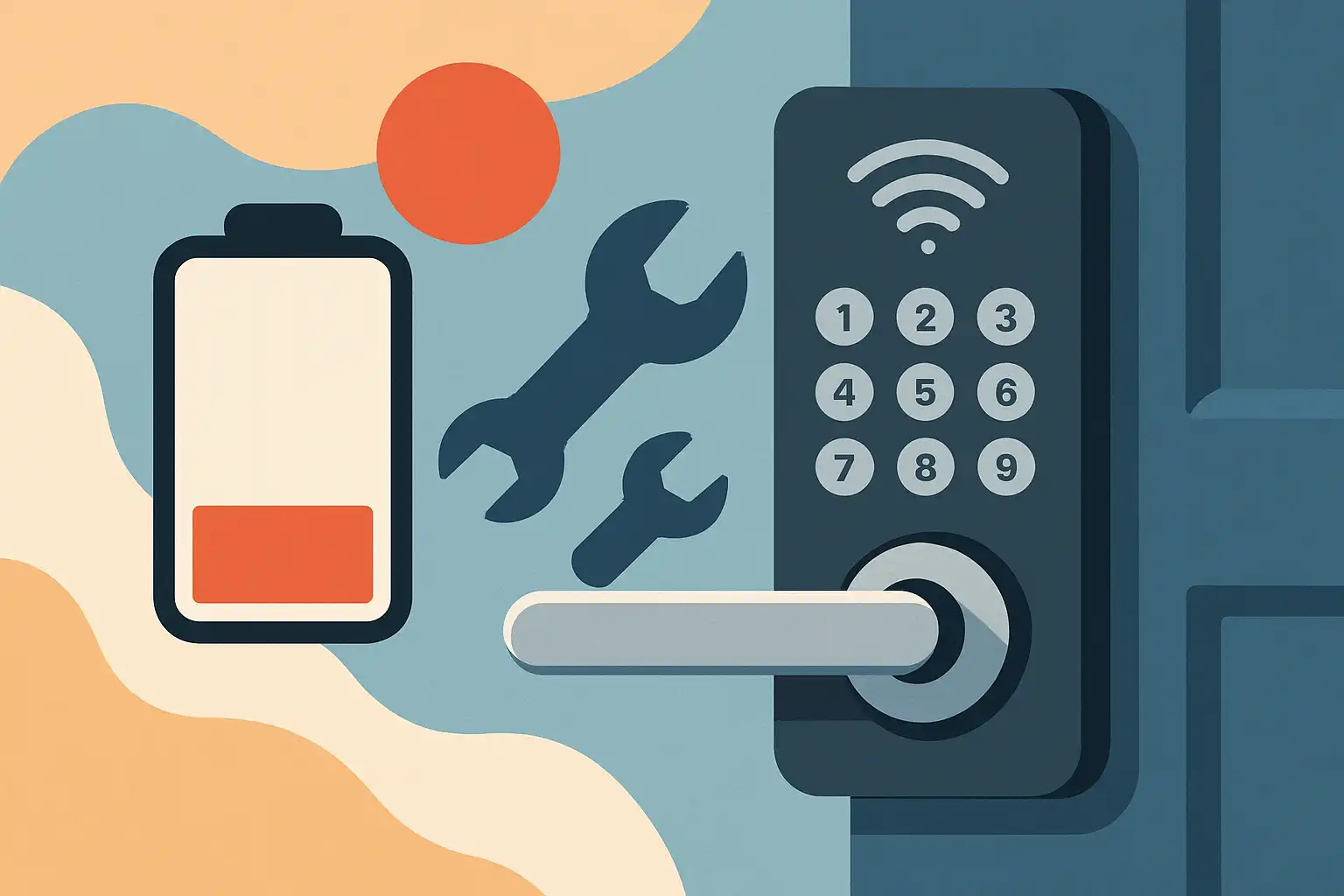 Batterij leeg? onderhoudstips om je slimme deurslot altijd online te houden