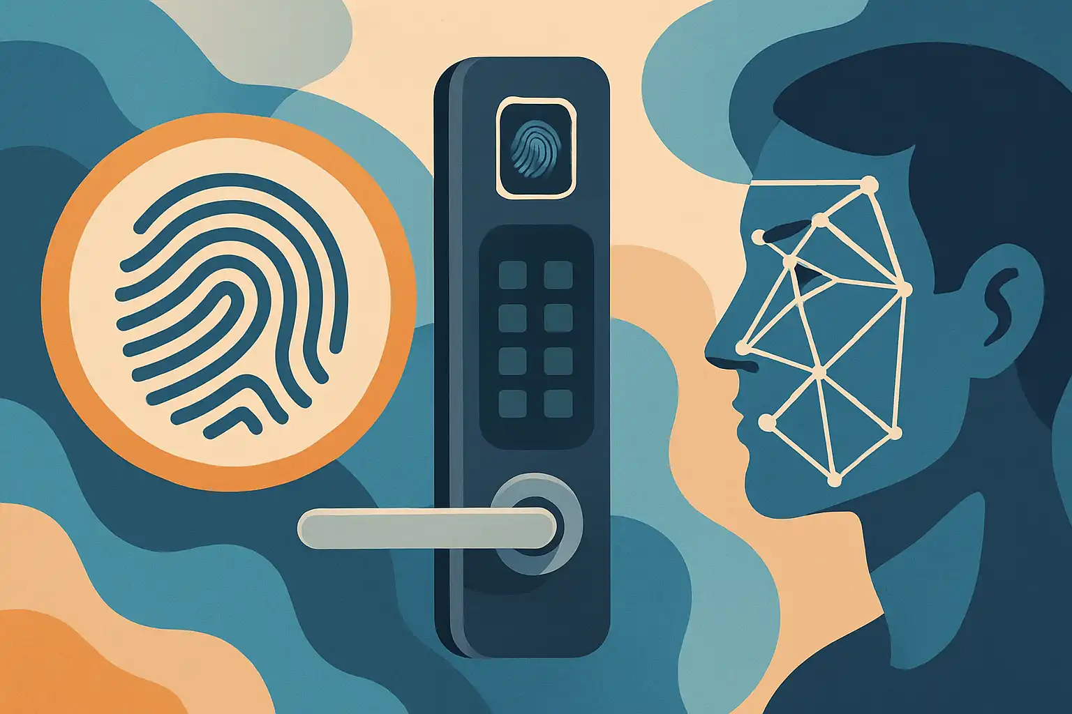 De opmars van biometrische deursloten: vingerafdruk en gezichtsherkenning onder de loep