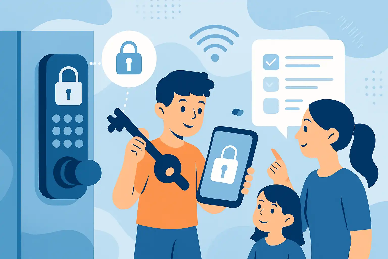 Je slimme deurslot en kinderen: digitale routines en veilig sleutelbeheer voor gezinnen