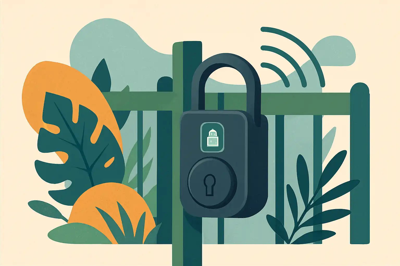 Je tuinpoort vergrendelen met een slim slot: alles over weerbestendigheid en toegangsbeheer