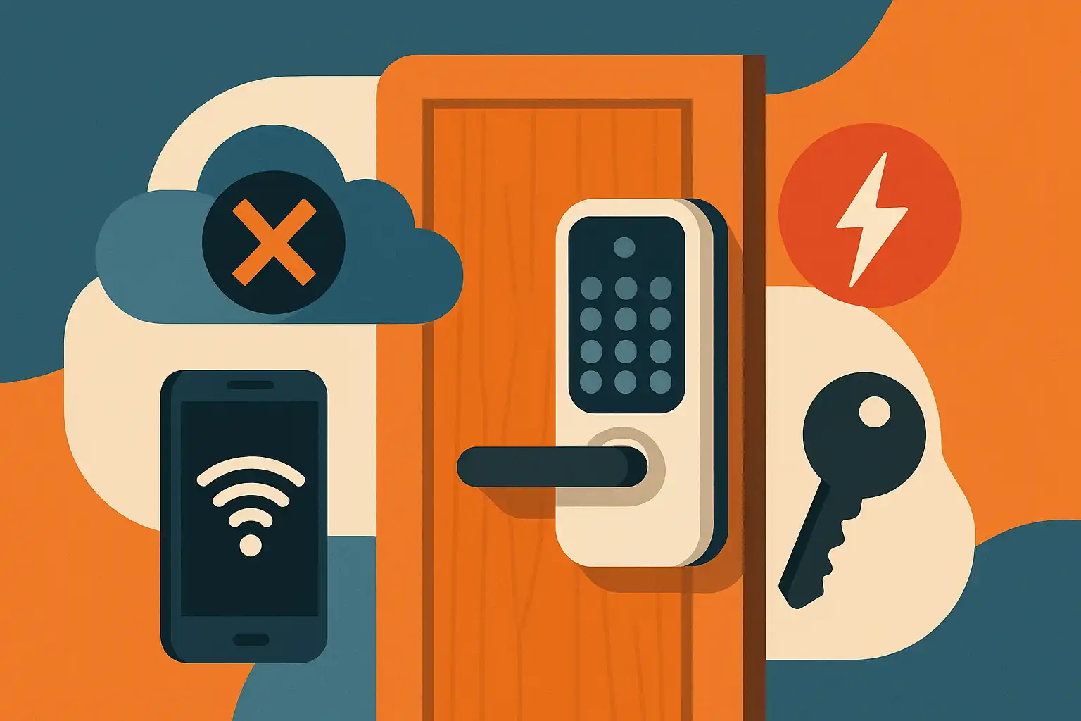 Noodplan voor je voordeur: zo blijft je slimme deurslot werken bij stroom- en internetuitval