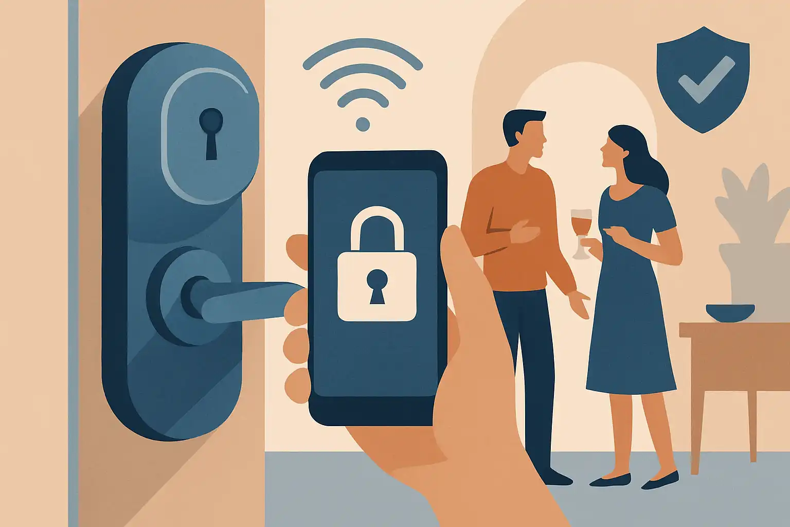 Organiseer een zorgeloos thuisevenement: zo gebruik je je slimme deurslot voor gastenbeheer en veiligheid