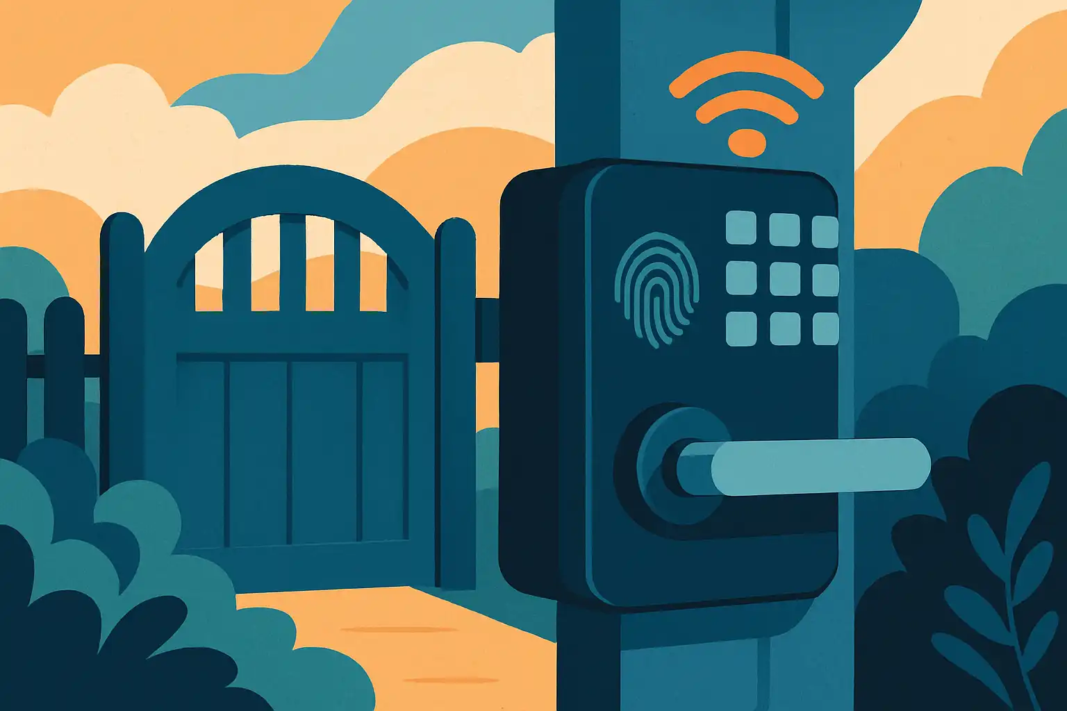 Slim slot op de tuinpoort: zo kies je een systeem dat weer, afstand en dagelijks gebruik aankan