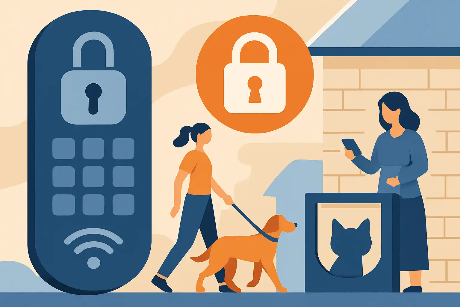 Slimme deursloten voor huisdieren: zo regel je veilige toegang voor hondenuitlaters, oppas en kattenluiken