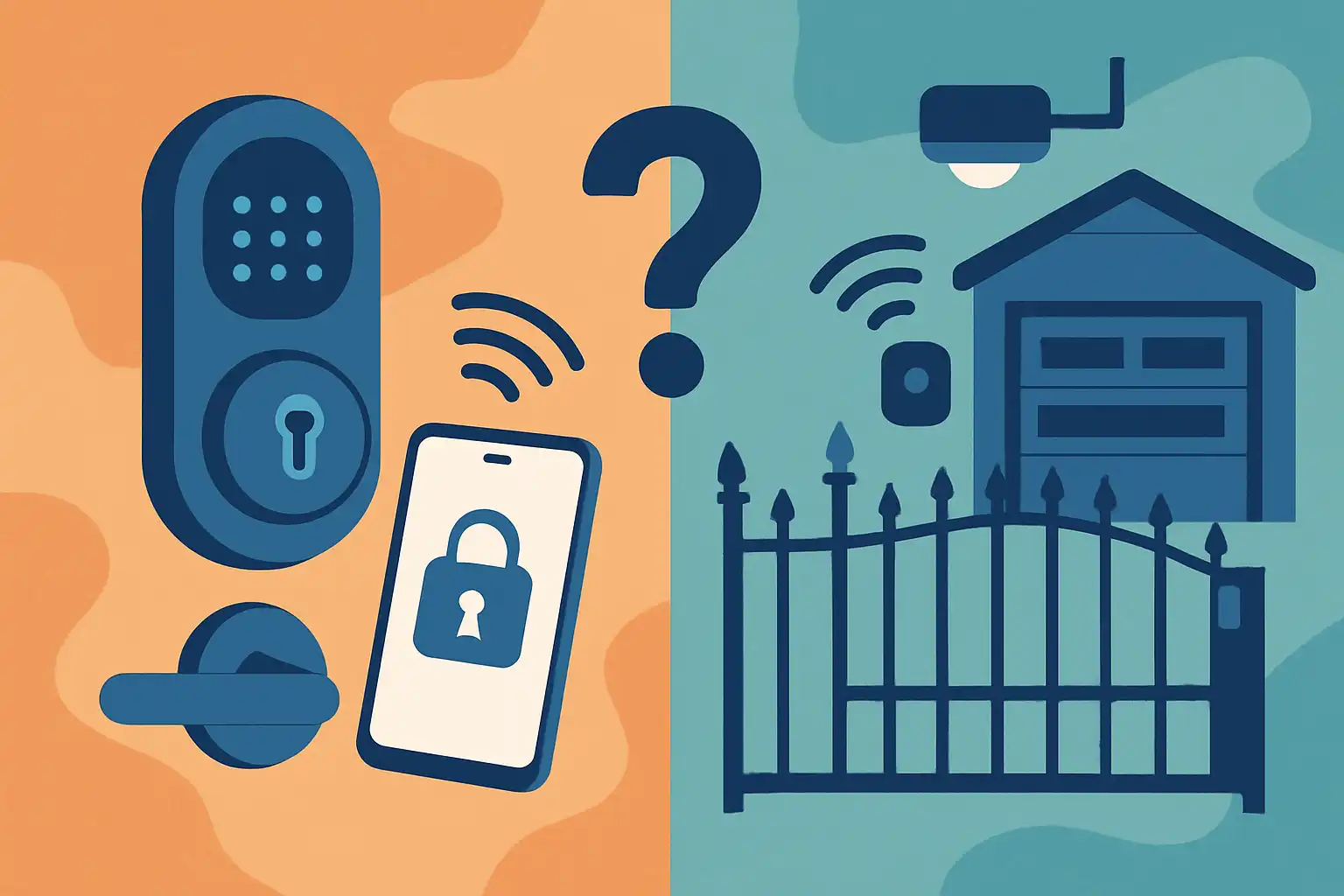 Slimme deursloten vs slimme poort- en garagedeuropeners: wanneer kies je welk systeem?
