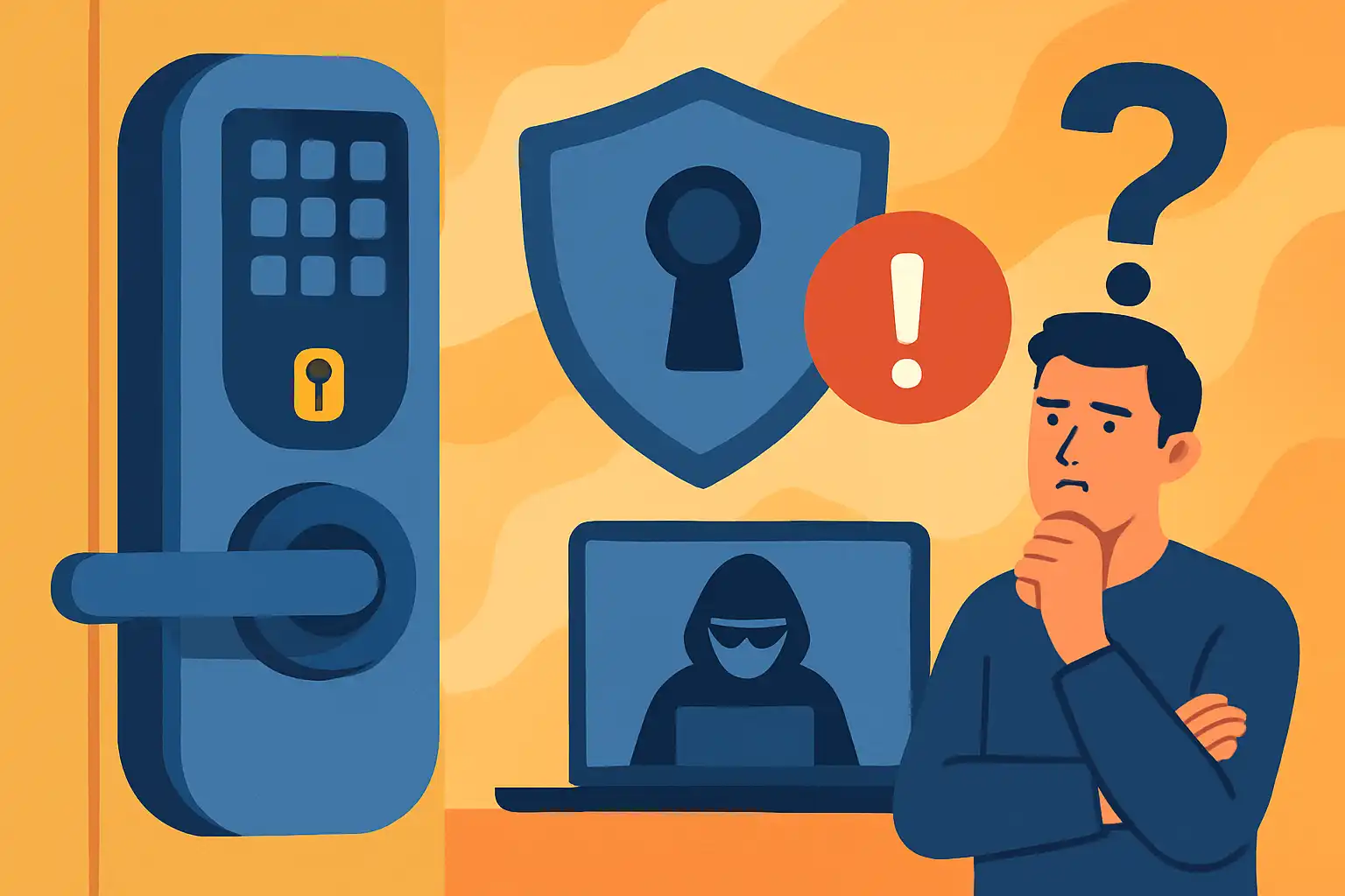 Wie is aansprakelijk als je slimme deurslot wordt misbruikt? zo bescherm je jezelf