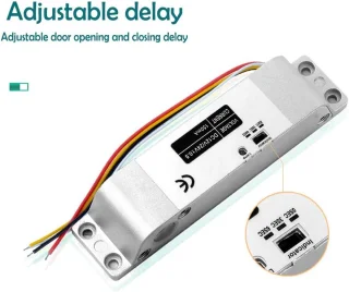 Elektrisch Neerlaatboutslot - DC 12V, Foutveilig, Elektronisch Deurslot met Instelbare Vertraging