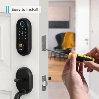 Slimme Deurslot met Vingerafdruk en Toetsenbord - Keyless Ingang en Bluetooth Technologie