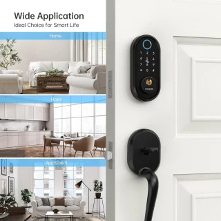 Slimme Deurslot met Vingerafdruk en Toetsenbord - Keyless Ingang en Bluetooth Technologie