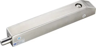 YLI YB-900 24V elektrisch opbouw grendelslot tot 2000KG, RVS, geschikt voor buiten en met EU sleutel cylinder
