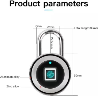 Slim Vingerafdruk Deurslot met Smart Home App Controle
