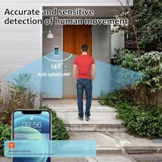 1080P Video Deurbel Camera met 7 inch Touchscreen en Infrarood Nachtzicht