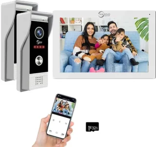 1080P Video Deurbel Camera met 7 inch Touchscreen en Infrarood Nachtzicht