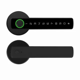 WNHB® Slim deurslot met vingerafdruk en touchscreen - Bluetooth toegangssysteem met app bediening - Elektronisch slot 14.5x6.5 cm
