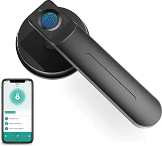 Biometrisch deurslot met Smart APP en vingerafdrukfunctie - Slimme deurknop voor thuis, kantoor en Airbnb