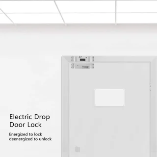 Elektrisch Drop-Deurslot met Magneetsluiting en Inductie voor Thuisbeveiliging - 1000 kg Houdkracht