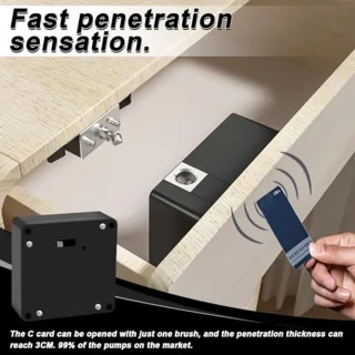 Slim elektronisch kastslot met RFID-technologie en 2 sleutelhangers