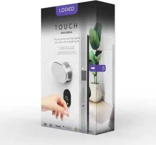 Loqed Bundel Smart Lock & Power Kit - Slim Deurslot - Smart Home - Cilinder & Codetoegang - Zwart