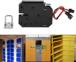 Elektronisch slot 12V voor kasten en laden - Elektrisch toegangssysteem met detectieschakelaar