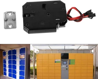 Elektronisch slot 12V voor kasten en laden - Elektrisch toegangssysteem met detectieschakelaar