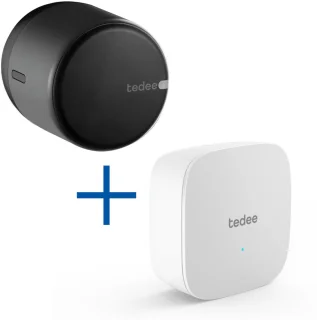 New Tedee GO V2 black | universeel smartlock | monteer over je huidige sleutel | openen op afstand | Bluetooth | Matter | auto-lock | Méér functies icm Tedee Wifi Bridge