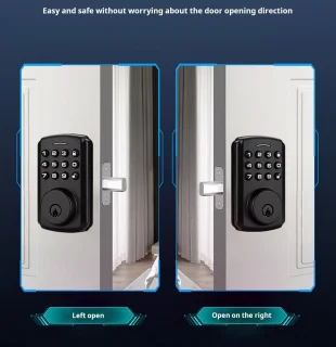 Slim Deurslot met Vingerafdruk en Toetsenbord - 4-in-1 Elektronisch Slot voor Thuis en Kantoor