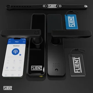 Slimme Deurslot met Vingerafdruk, APP & WiFi Bluetooth - Kantoor Slot voor Veiligheid