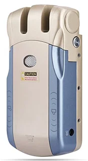 Wireless Smart Touch Remote Control, Electronic Lock, Keyless Door Lock, Invisible Theft Protection Locks with 4 Remote Controls, Gold