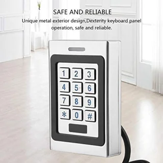 Waterdichte Toegangscontrole DC 12V-24V RFID Kaart Deur Toetsenbord Lezer