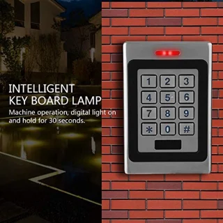 Waterdichte Toegangscontrole DC 12V-24V RFID Kaart Deur Toetsenbord Lezer