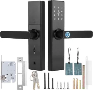Slim Biometrisch Deurslot met Vingerafdruk en Wachtwoord - Geschikt voor Smart Home en Kantoor