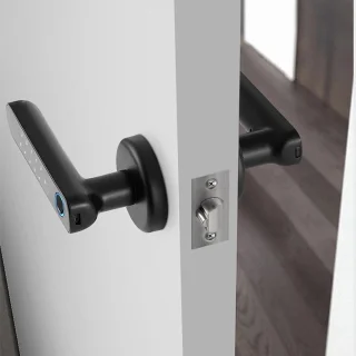 Smart deurslot met vingerafdruk, code en sleutel - Keyless Entry 3-in-1